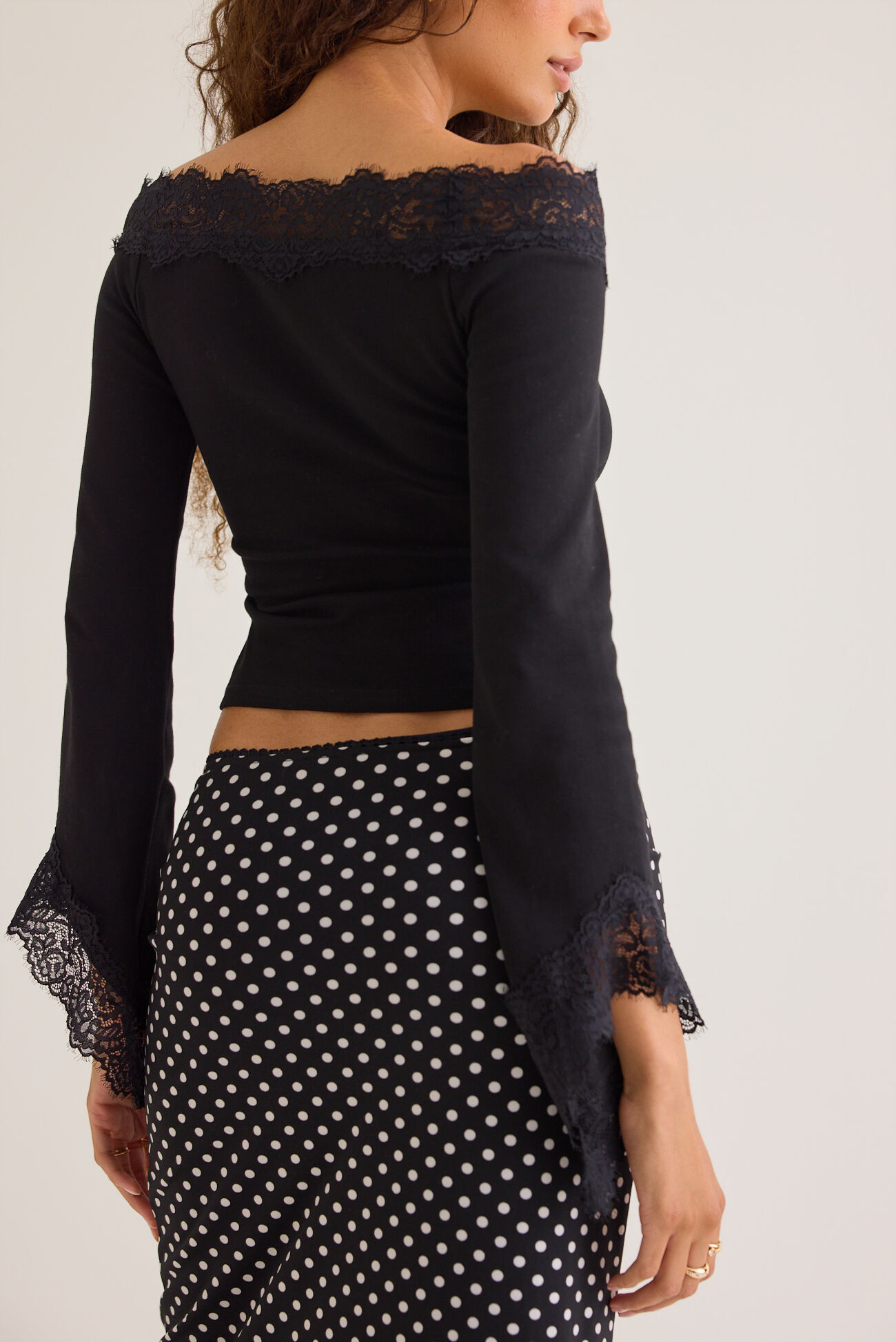 Reagan Lace Long Sleeve Top