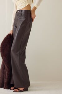 Roman Vegan Leather Pants Detail 2 - Altar'd State