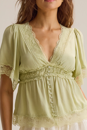 Evanelle Lace Babydoll Top - Altar'd State - 