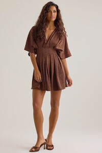 Trisha Satin Mini Dress - Altar'd State