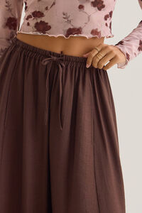 Chloe Lace Trim Pants Detail 2 - Altar'd State