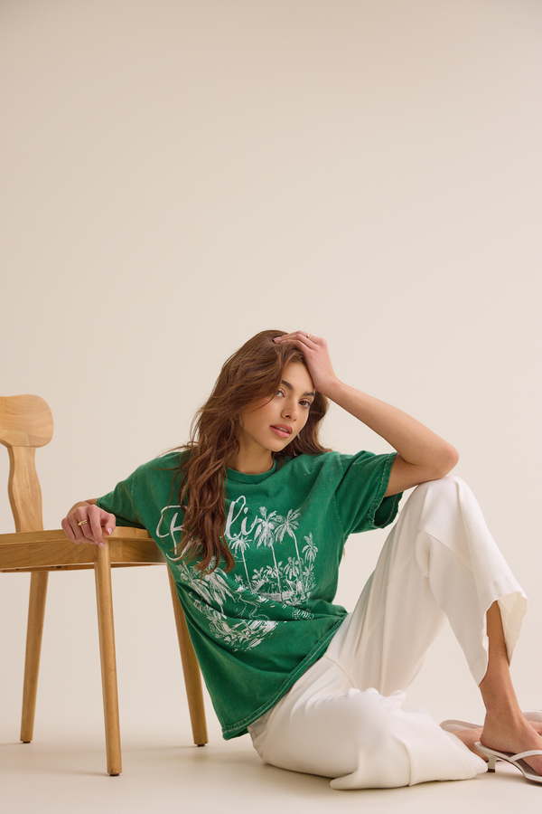 Bali Oversized Tee Detail 7 - Altar'd State