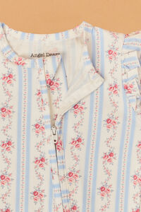 Anna Floral Striped Footie Detail 3 - Altar'd State