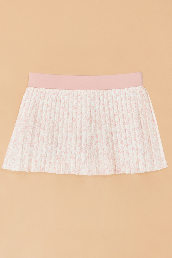 Ivy Floral Pleated Skort Detail 2 - Altar'd State
