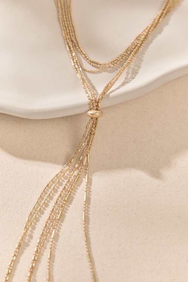 Layered Chain Necklace Detail 2 - Altar'd State