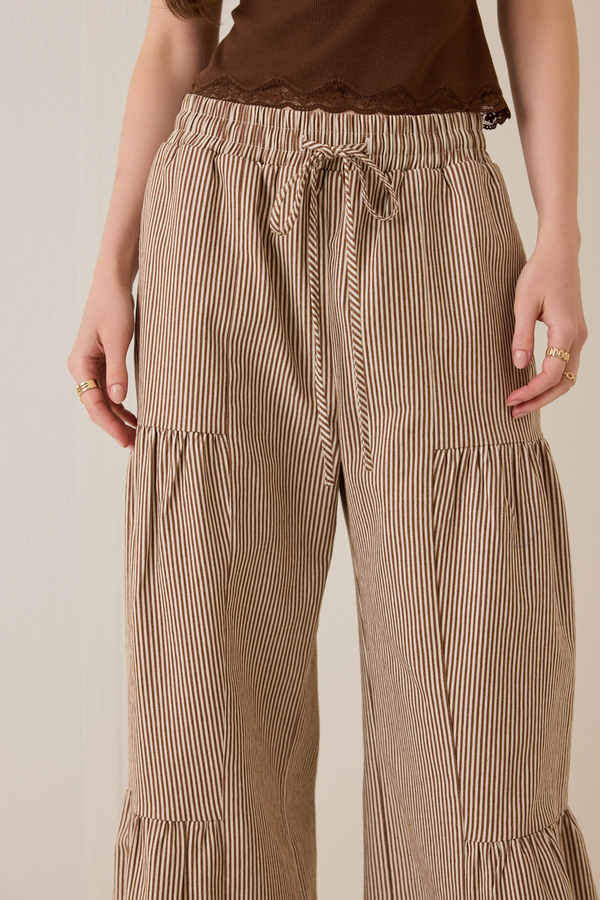 Erin Stripe Wide Leg Pants Detail 2 - Altar'd State