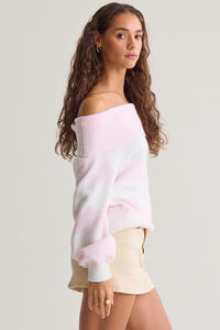 Nevaeh Off The Shoulder Sweater Detail 4 - Altar'd State