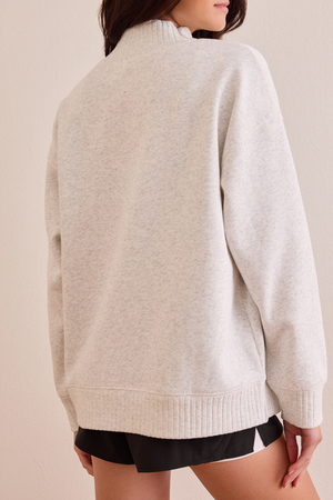 Game Plan Mock Neck Sweatshirt - Altar'd State