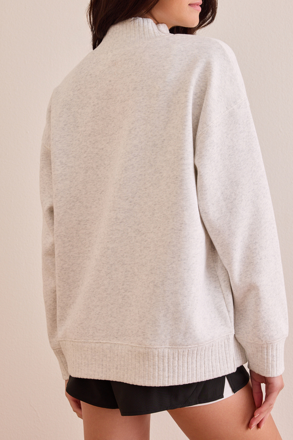Game Plan Mock Neck Sweatshirt Detail 5 - Altar'd State