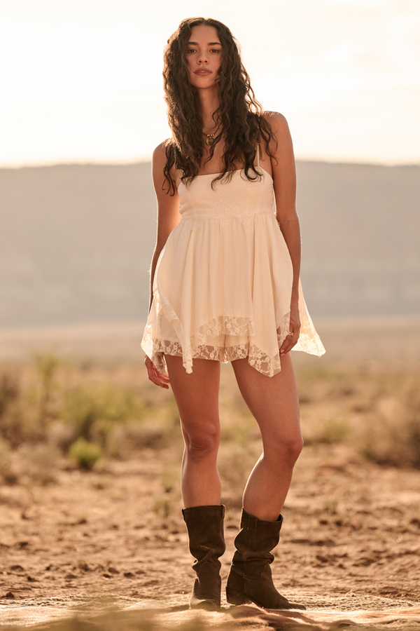 Eliana Double Layer Romper Detail 3 - Altar'd State