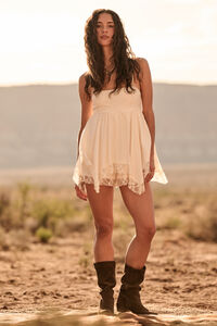 Eliana Double Layer Romper Detail 3 - Altar'd State
