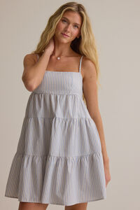 Tana Striped Mini Dress - Altar'd State