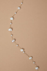 Dainty Pearl Stone Choker Necklace Detail 2 - Altar'd State