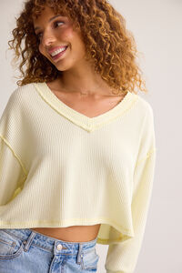 Layne Ribbed Top Detail 2 - Altar'd State