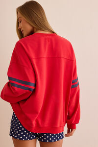 Varsity Stipe Pullover Detail 5 - Altar'd State