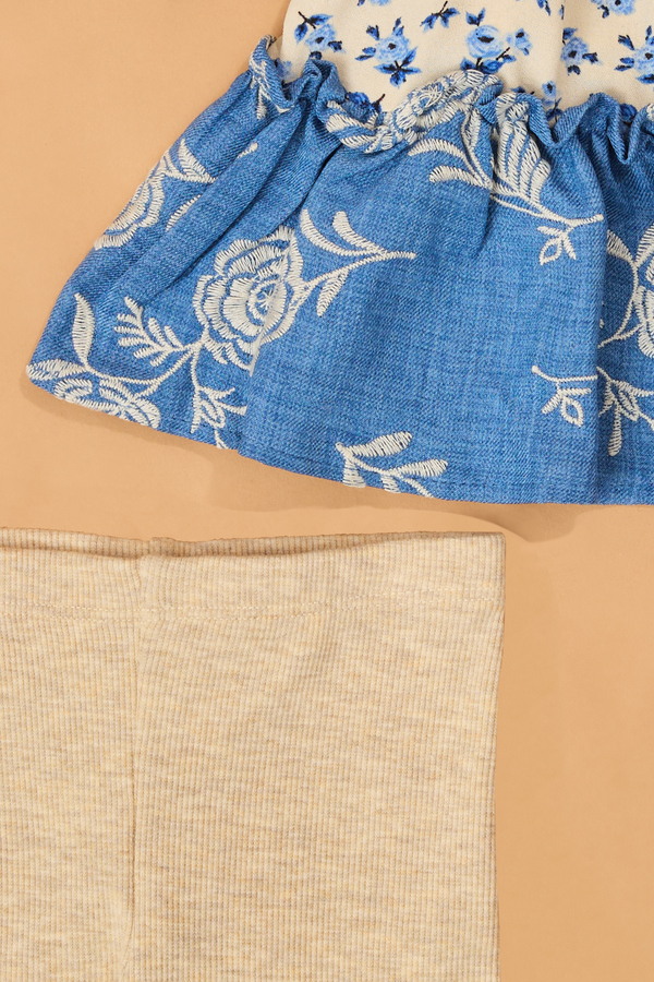 Maya Long Sleeve 3-Piece Toddler Set Detail 4 - Altar'd State