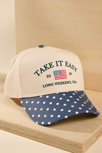 Take It Easy Polka Dot Trucker Hat - Altar'd State