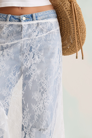 Eva Lace Slip Skirt - Altar'd State - 