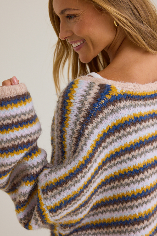 Jo Chunky Knit Cardigan Detail 7 - Altar'd State