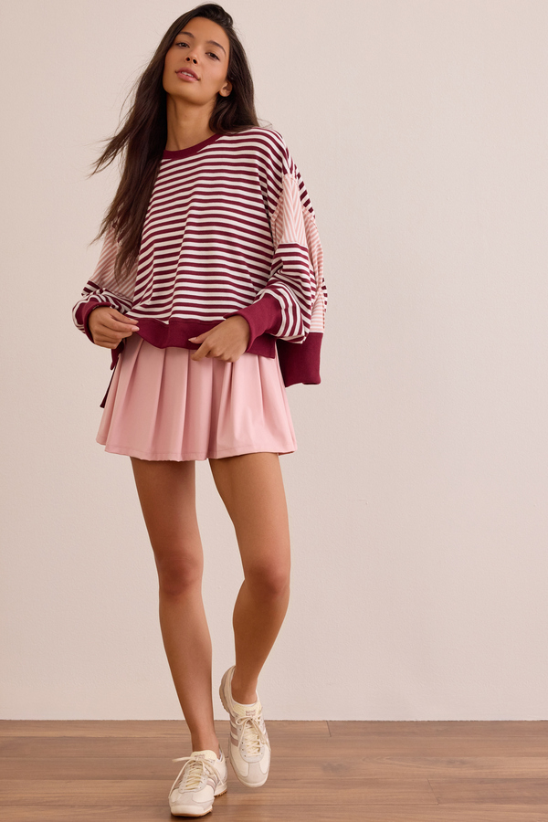 Varsity Stripe Long Sleeve Detail 5 - Altar'd State