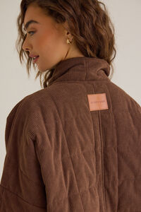 Cece Corduroy Quilted Jacket Detail 6 - Altar'd State