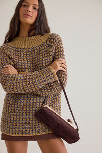 Nancy Textured Mock Neck Sweater - Altar'd State