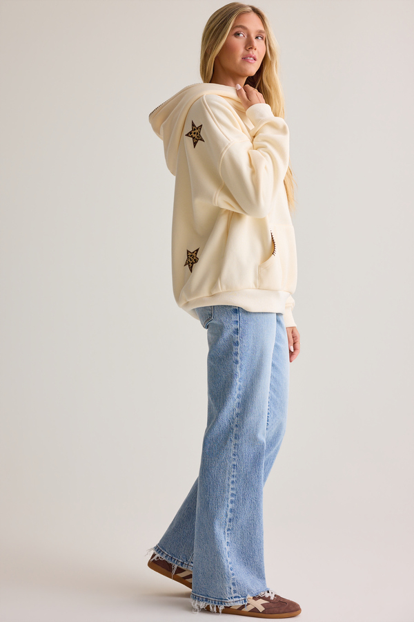 Wild Spirit Whipstitch Hoodie Detail 4 - Altar'd State