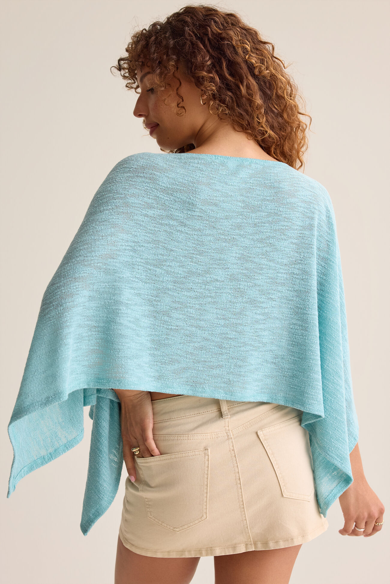 Peggy Poncho Top
