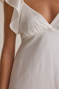 Francis Satin Mini Dress Detail 5 - Altar'd State