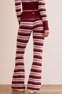 Sprint Stripe Fold Over Pant Detail 5 - Altar'd State