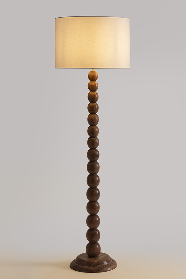 Ellie Wood Floor Lamp Detail 4 - Altar'd State