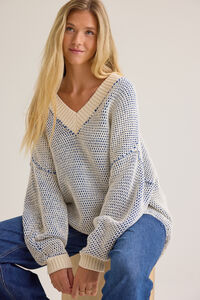 Lanie Chunky Knit Sweater Detail 3 - Altar'd State