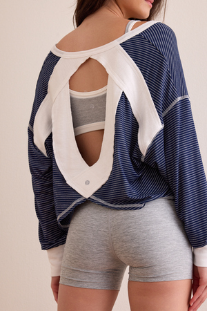 On The Move Stripe Long Sleeve - Altar'd State - 