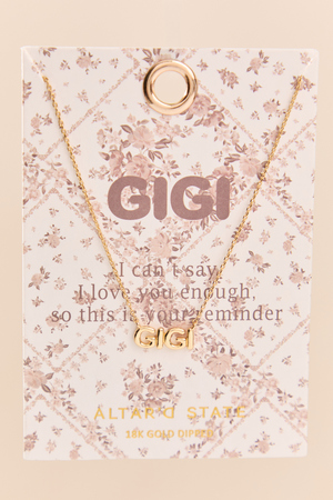 18K Gold Gigi Necklace - Altar'd State - 
