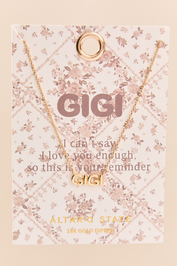 18K Gold Gigi Necklace - Altar'd State