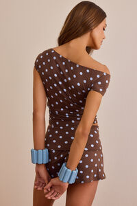 Fast Lane Polka Dot Top Detail 4 - Altar'd State