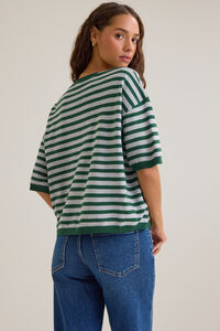 Nora Stripe Knit Top Detail 4 - Altar'd State