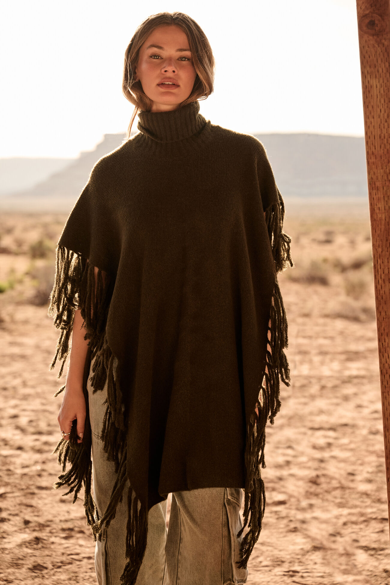Aspen Fringe Poncho
