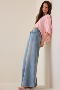 McKenna Oversized Boxy Crop Tee Detail 2 - Altar'd State