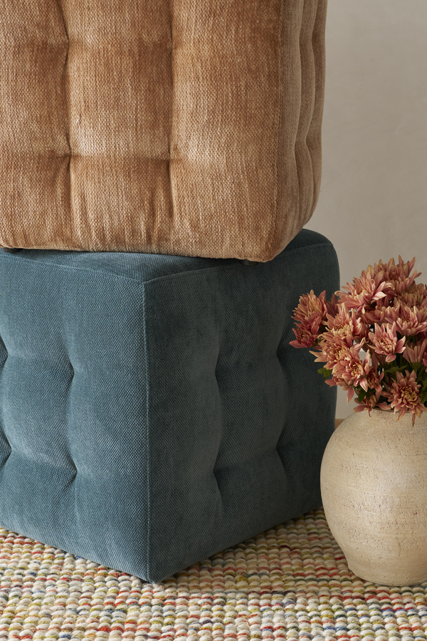 Skye Upholstered Ottoman Detail 7 - Altar'd State