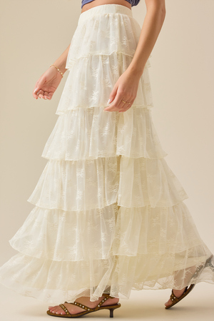 Danny Lace Maxi Skirt - Altar'd State - 