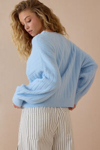 Maislynn Oversized Rib Sweater Detail 6 - Altar'd State