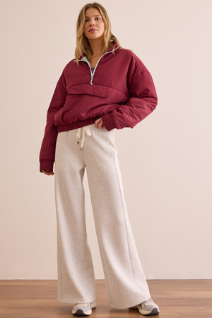 Courtside Cloud Puff Quarter Zip - Altar'd State - 