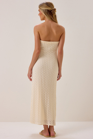 Clare Strapless Midi Dress - Altar'd State - 