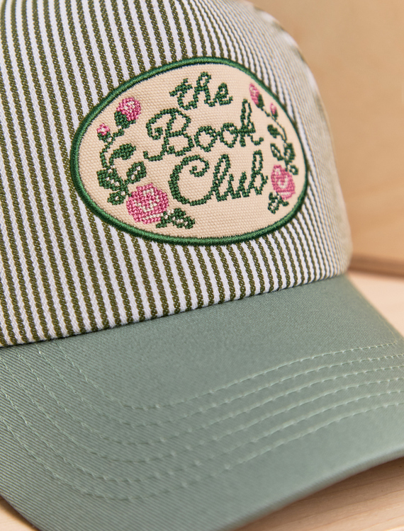 The Book Club Striped Hat Detail 2 - Altar'd State
