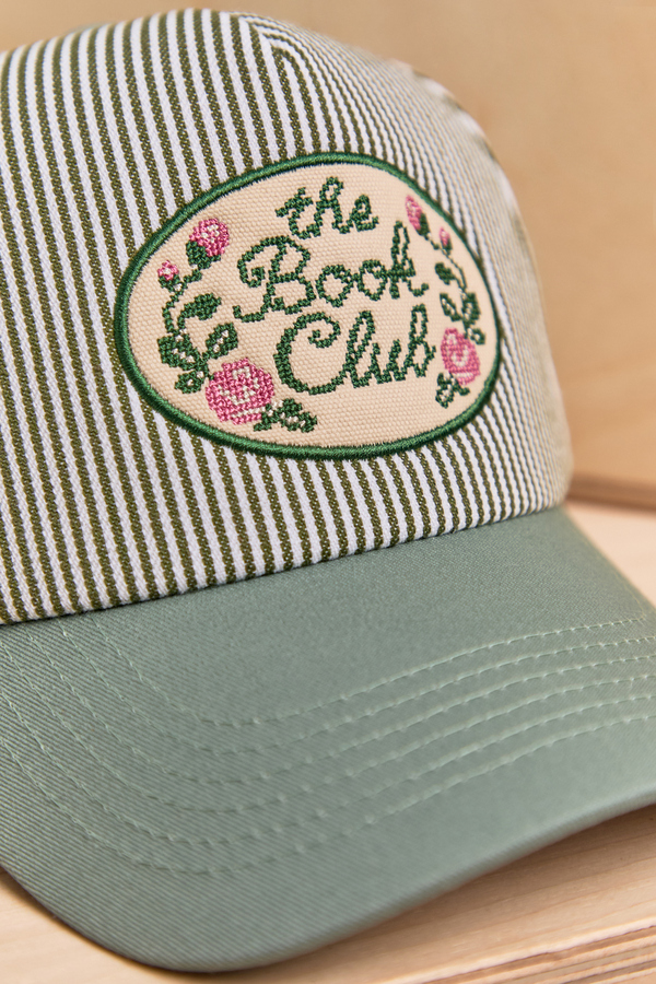 The Book Club Striped Hat Detail 2 - Altar'd State