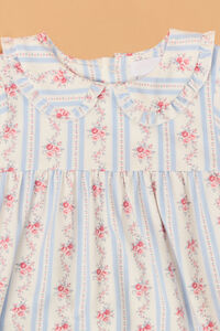 Anna Floral Peter Pan Dress Detail 2 - Altar'd State