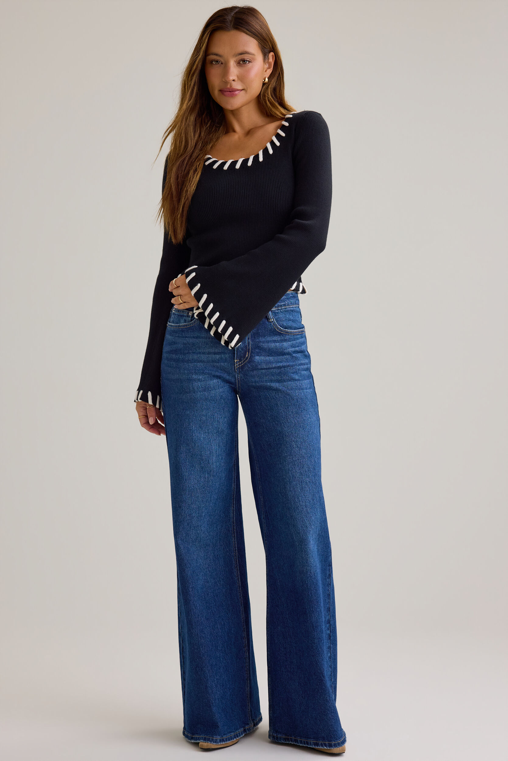 Laura Whipstitch Sweater