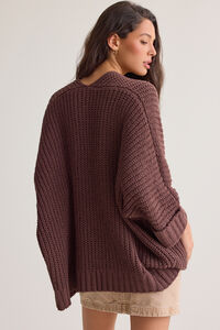 Olivia Chenille Open Front Cardigan Detail 5 - Altar'd State