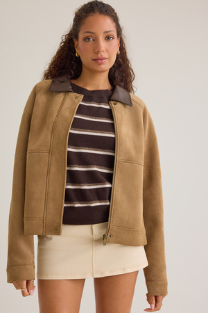 Quinn Suede Jacket - Altar'd State